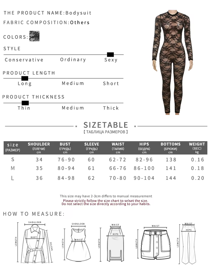 Coquette Midnight Stretch Long Sleeve Sexy Zip Jumpsuit