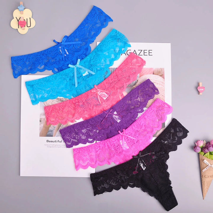 Lace Thongs G-String Panties - Free Shipping