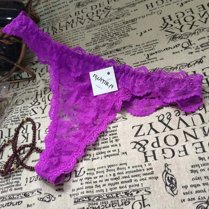 Lace Thongs G-String Panties - Free Shipping