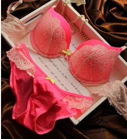 Lingerie Lace Embroidery Bra Set