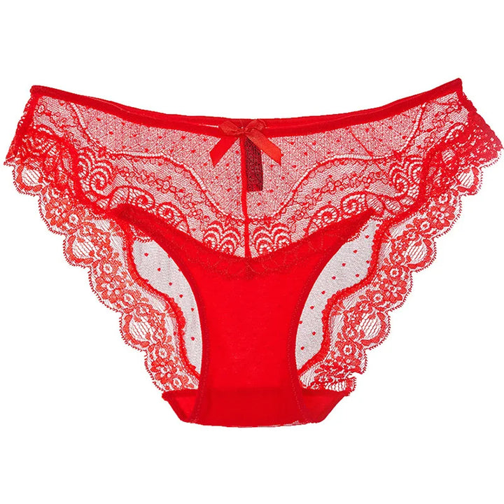 Sexy Lace Low-Rise Breathable Panties for Women