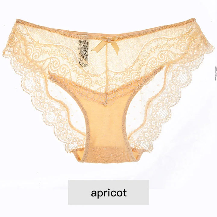 Sexy Lace Low-Rise Breathable Panties for Women