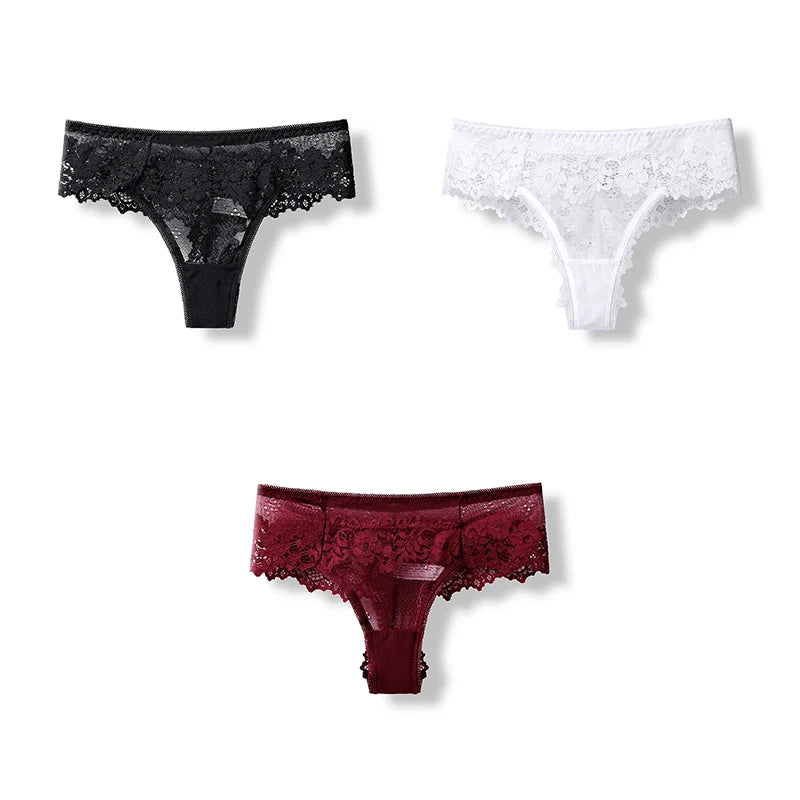 -string Lace Female Thongs Underwear Ladies Intimates Free Shipping