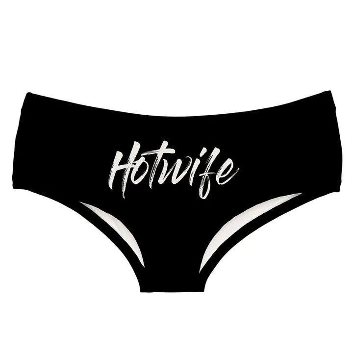 HOTWIFE Sexy Print Lingerie Thong