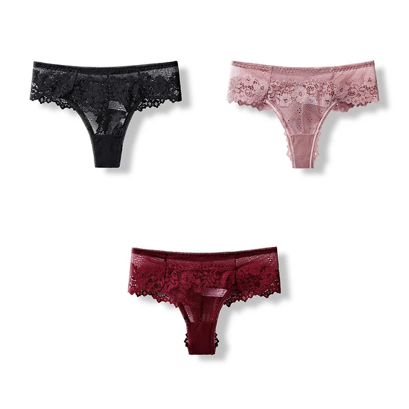 -string Lace Female Thongs Underwear Ladies Intimates Free Shipping