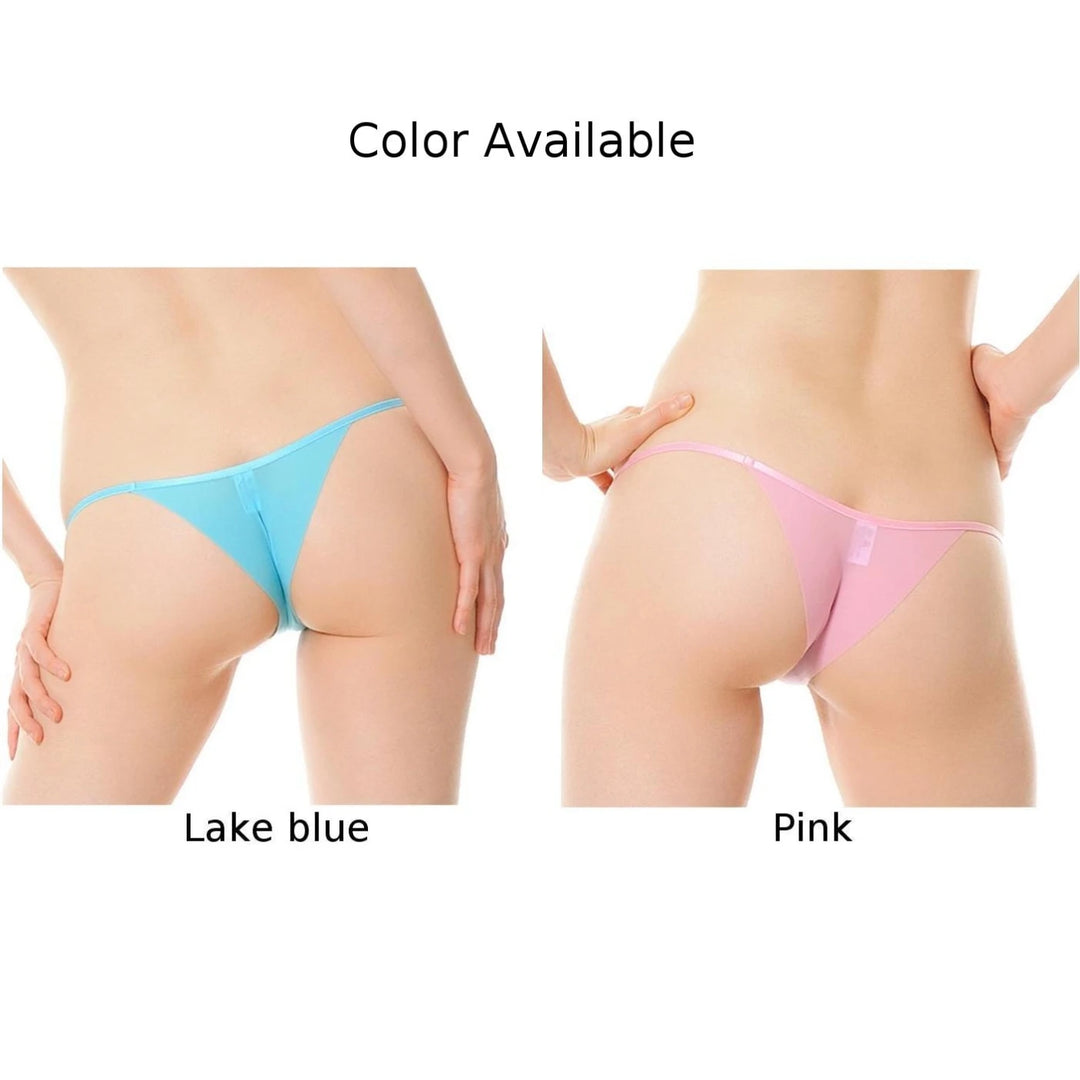 Ice Silk Women Seamless Butt Lift Panties Sexy