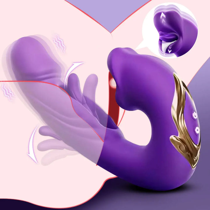 G Spot 7 Flapping & Vibrating & Licking Modes Adult Toy