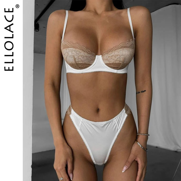 Ellolace Sexy Push-Up Lace Lingerie Set