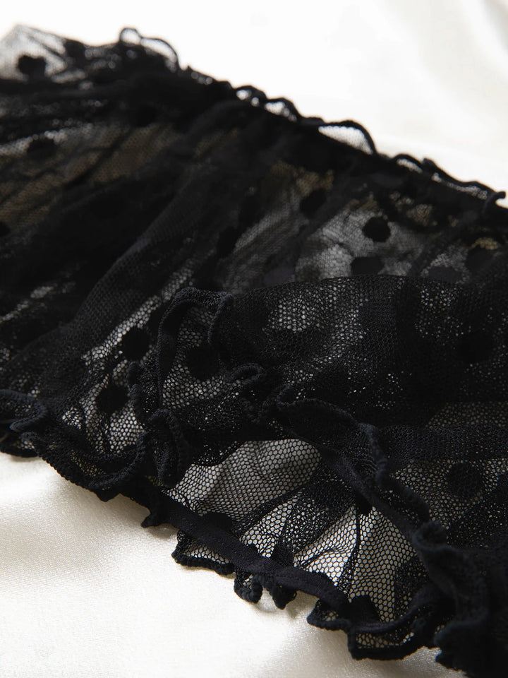 Frivolous Delights Off-Shoulder Lace Underwear Lingerie Set