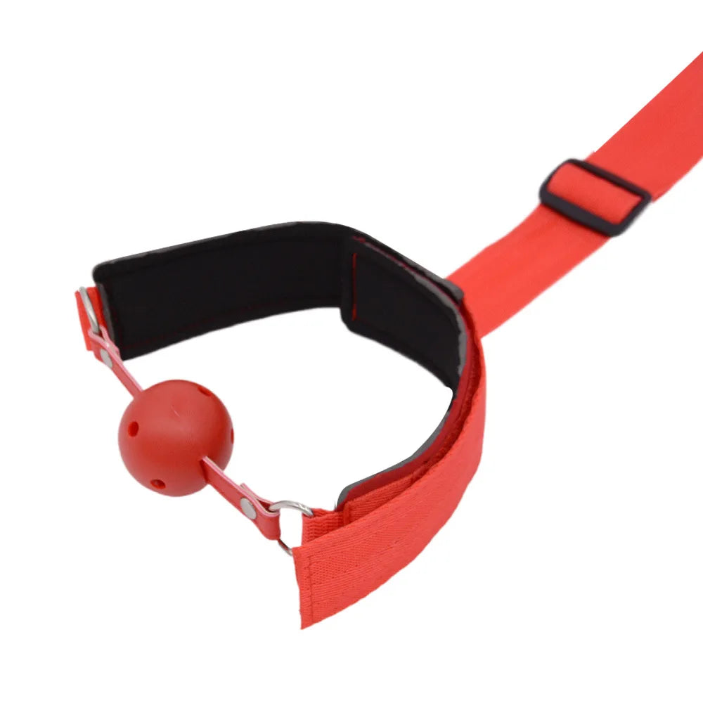 Adult Erotic Bondage Collar and Wrist Restraints