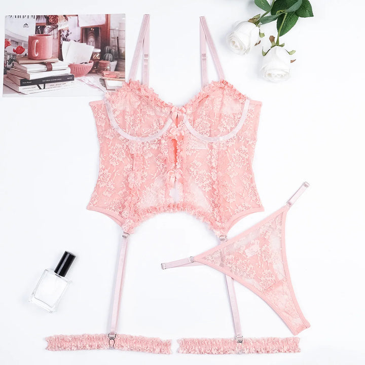 Frivolous Delights Garter Bridal Romantic Lingerie