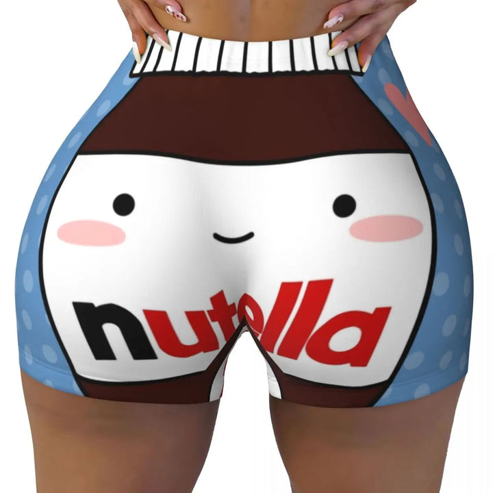 Custom Nutella Gym Booty Shorts