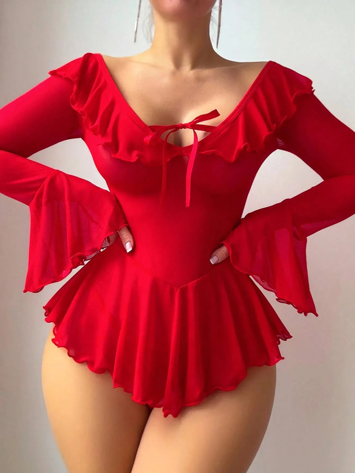 Frivolous Delights Cake Dress Bodycon Lingerie Set