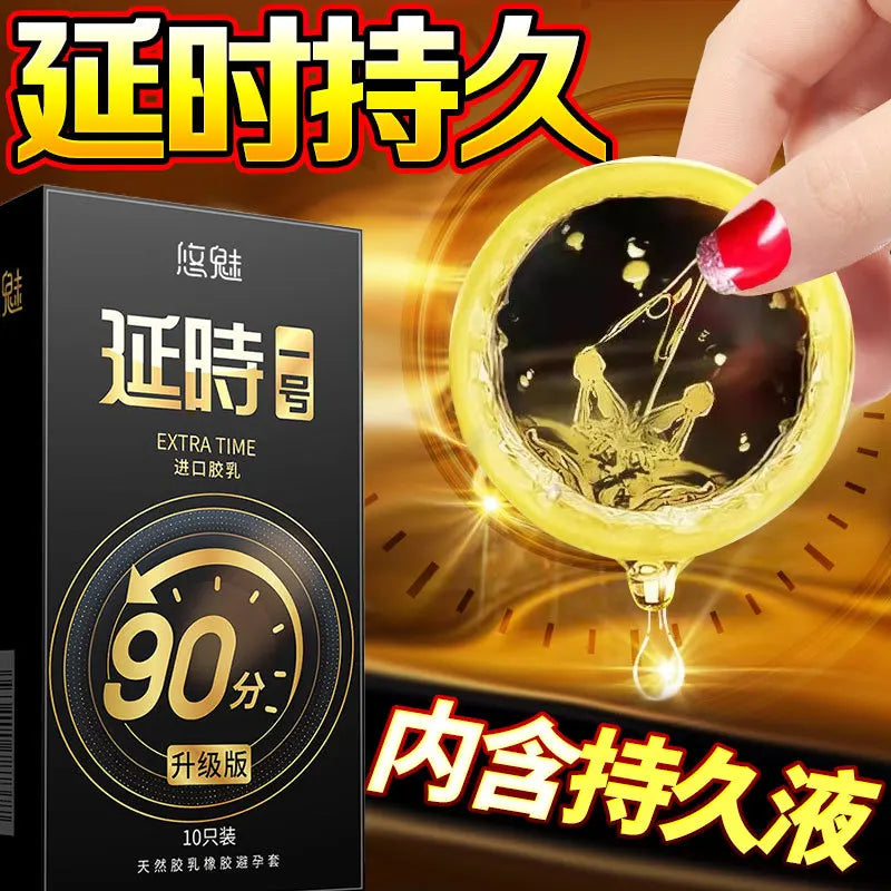 10pcs Ultra Thin Lasting Plus Condoms for Men Unique Condoms