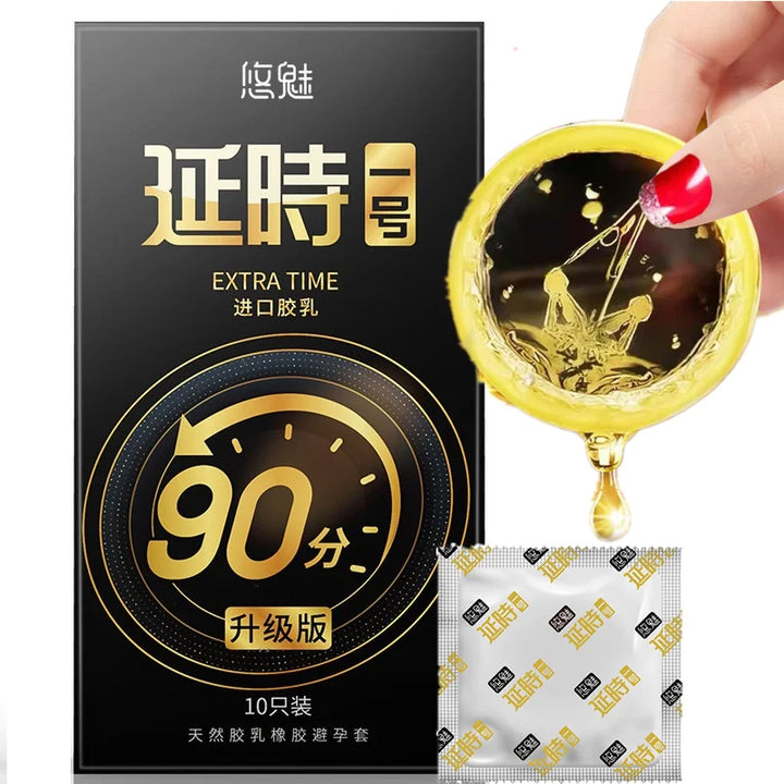 10pcs Ultra Thin Lasting Plus Condoms for Men Unique Condoms