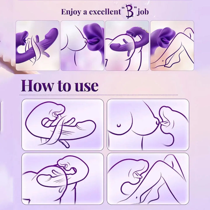 G Spot 7 Flapping & Vibrating & Licking Modes Adult Toy