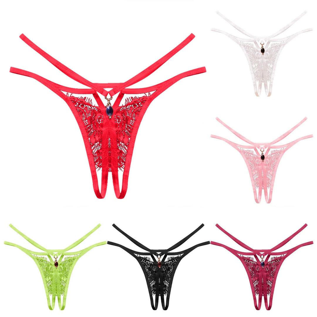 -string Thong Floral Temptation Underwear