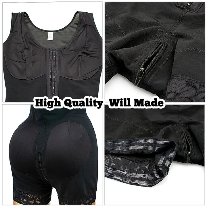 High Compression Fajas Colombianas Body Shapewear Post Liposuction BBL