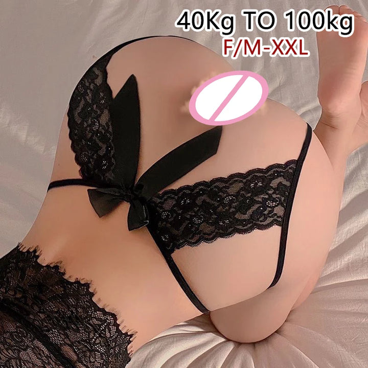 -String Transparent Crotchless Lingerie Erotic Open Crotch Thongs