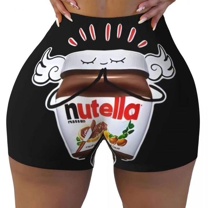 Custom Nutella Gym Booty Shorts