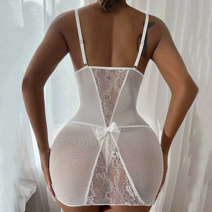 Frivolous Delights Crotchless Nightgown Sleepwear Set