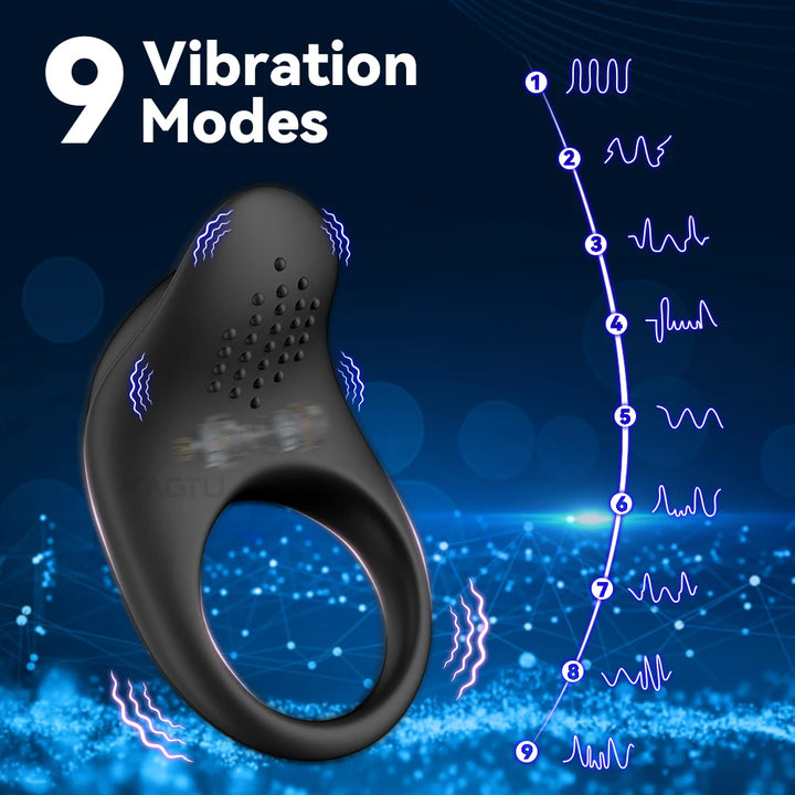 Lasting Ejaculation Delay Stimulator Vibrating Cock Ring