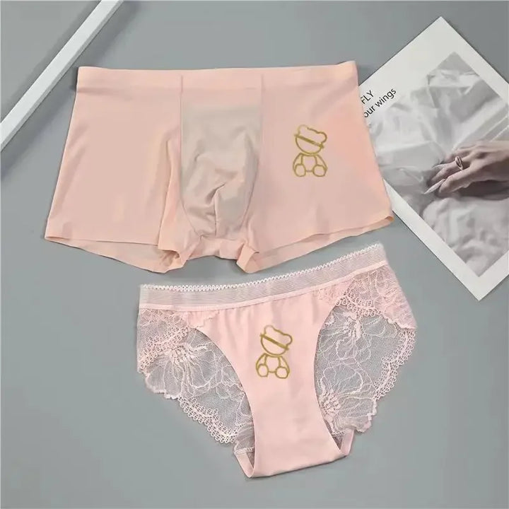 Couple Sexy Lovely BEAR Print Panties