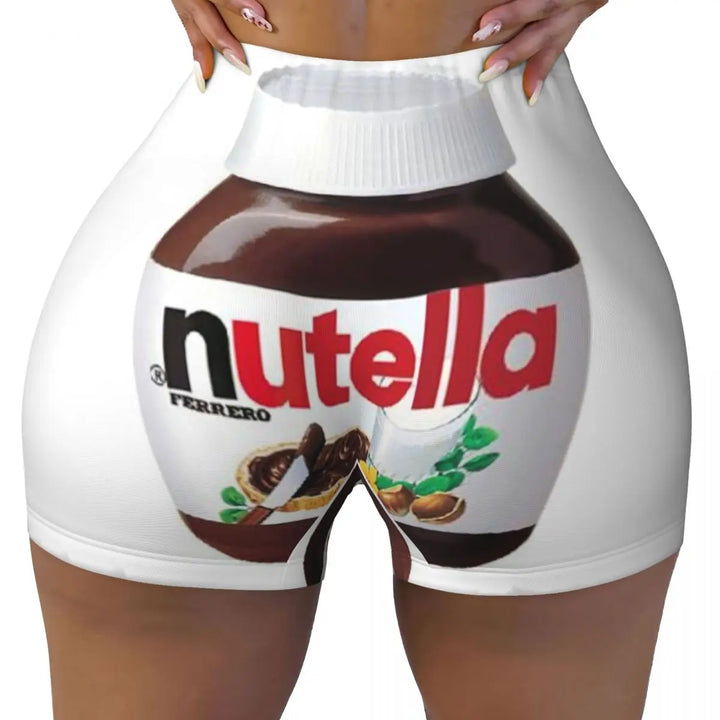 Custom Nutella Gym Booty Shorts