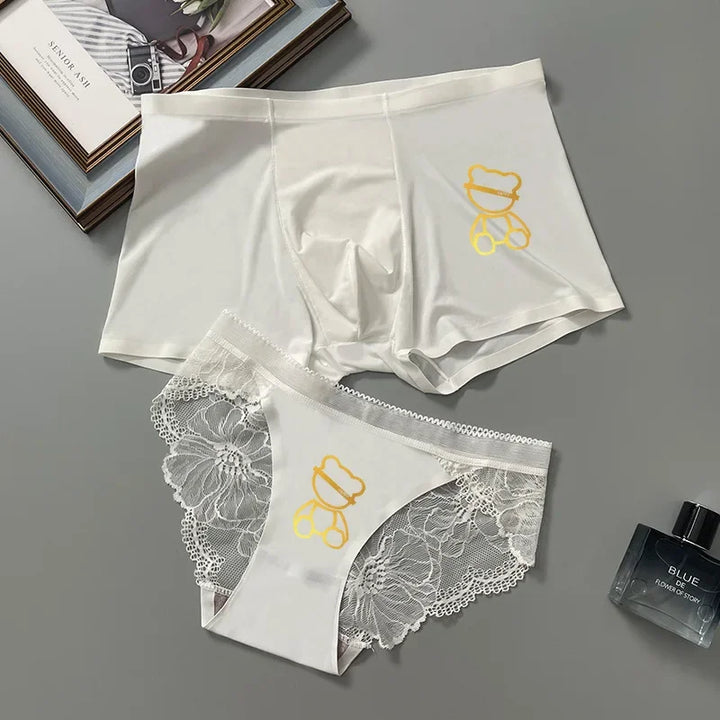Couple Sexy Lovely BEAR Print Panties