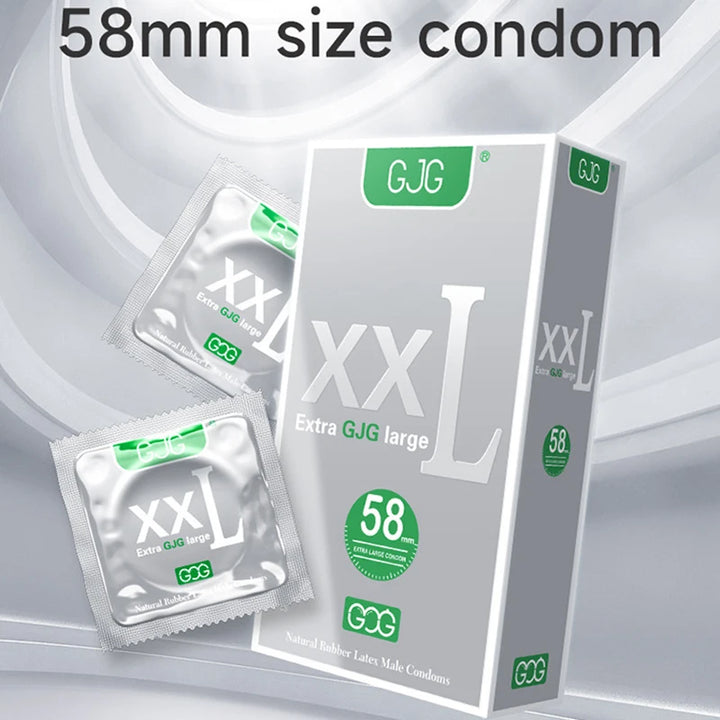 10pcs XXL Ultra Thin 58mm Condoms for Men Unique Condoms