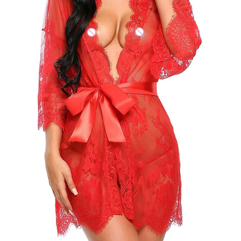 Frivolous Delights Backless See Through Underwear