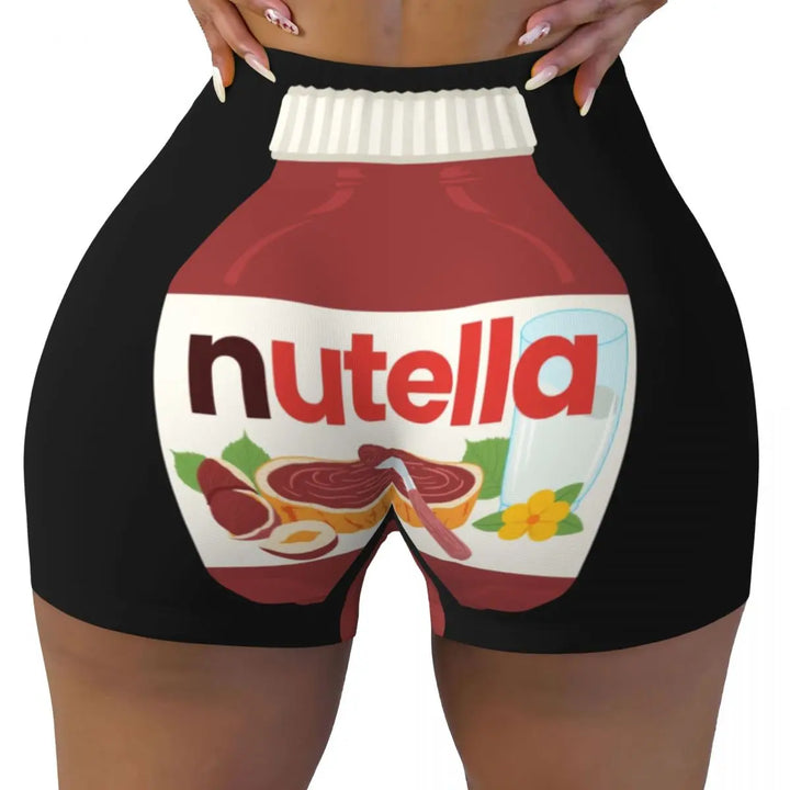Custom Nutella Gym Booty Shorts