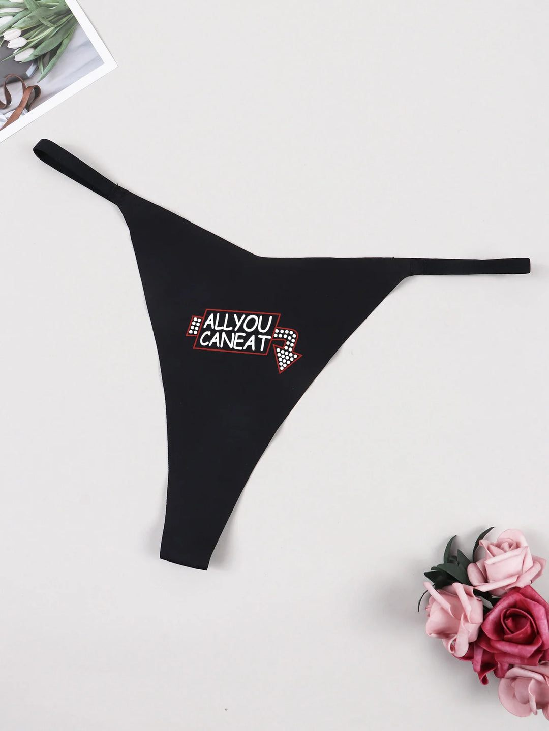 ALL YOU CAN EAT Thong T-back Lingerie