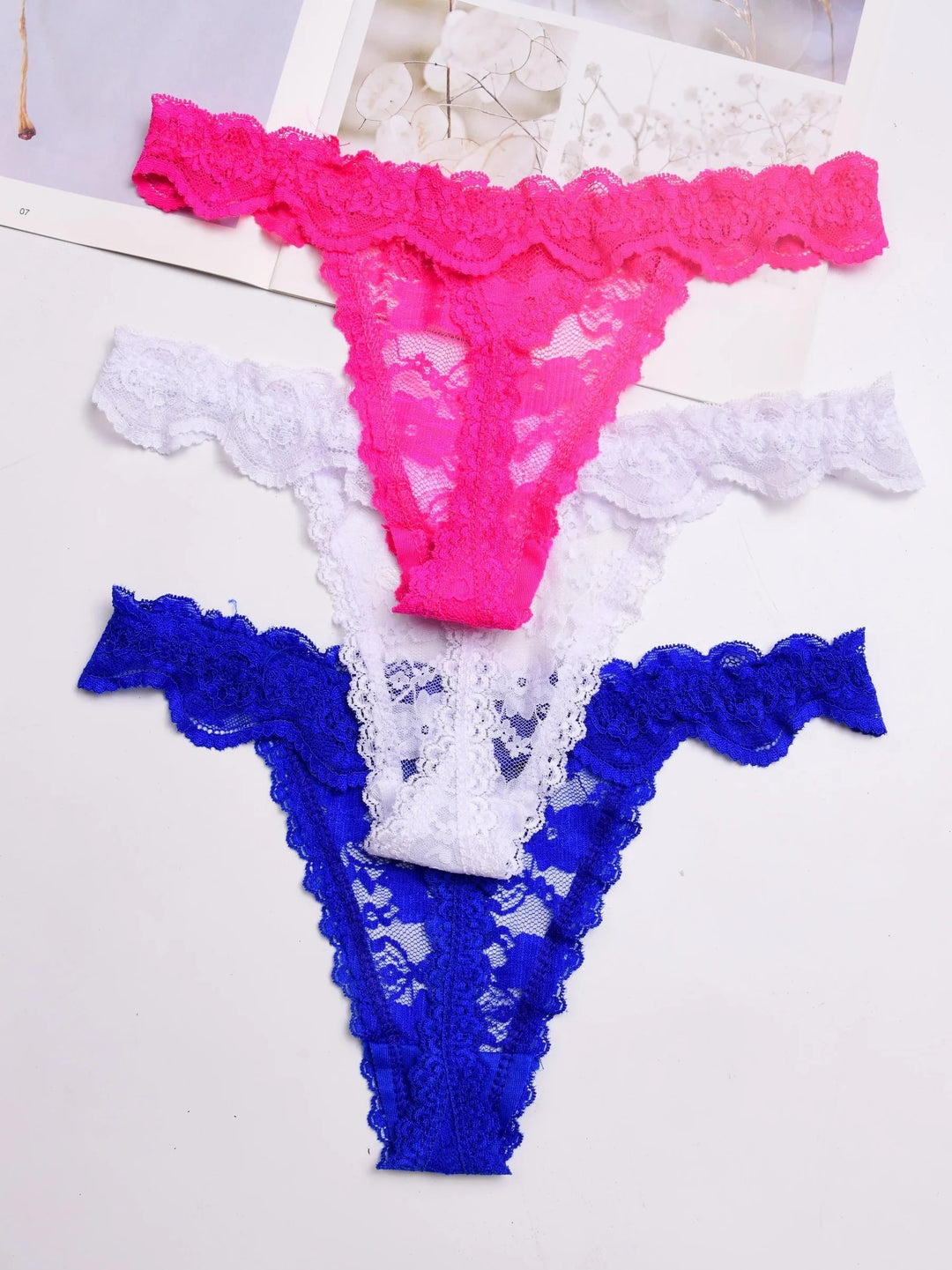 Lace Thongs G-String Panties - Free Shipping