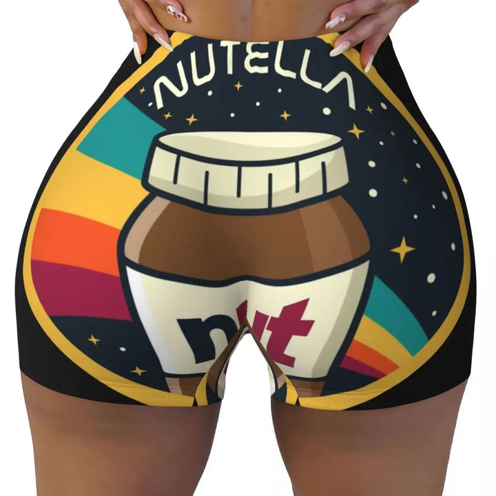 Custom Nutella Gym Booty Shorts