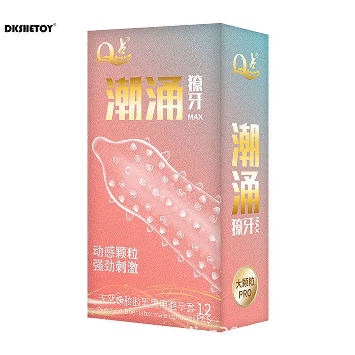 12PCS G Spot Dotted Condoms for Men Unique Condoms