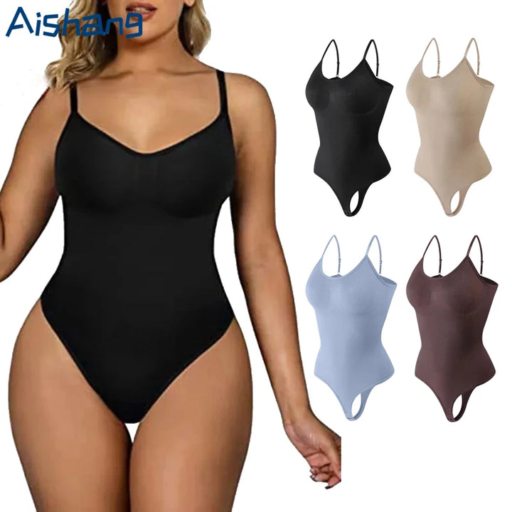 Fajas Colombianas Thong Seamless Bodysuits Shapewear