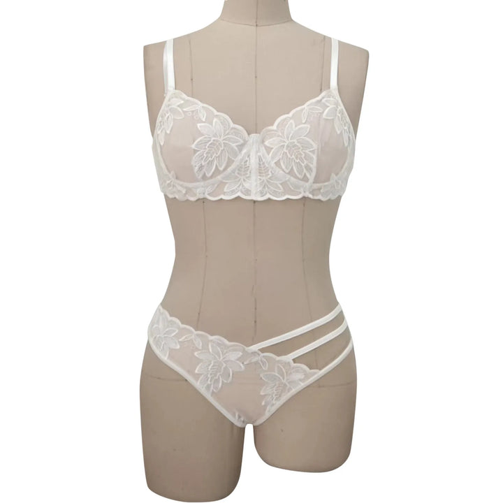 Sexy Lace Erotic Lingerie Set - Bra & Panties