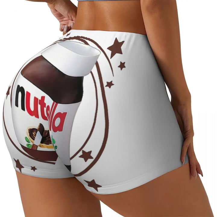 Custom Nutella Gym Booty Shorts