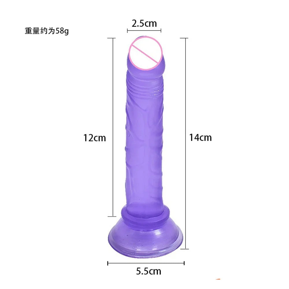 Leather Panties Bondage Strap on Chastity Set with Dildo