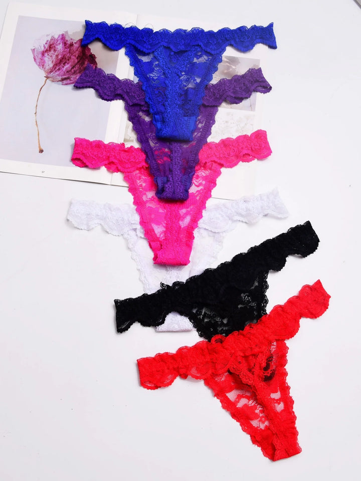 Lace Thongs G-String Panties - Free Shipping