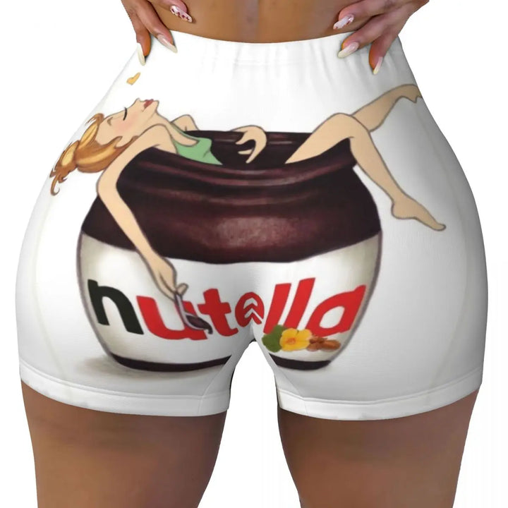 Custom Nutella Gym Booty Shorts