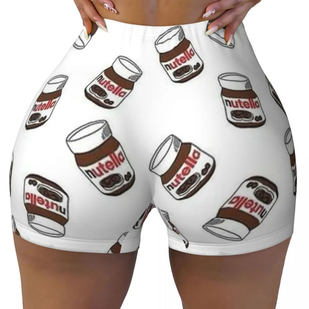Custom Nutella Gym Booty Shorts