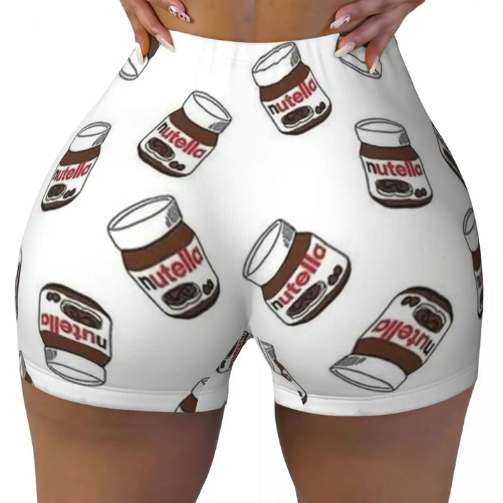 Custom Nutella Gym Booty Shorts