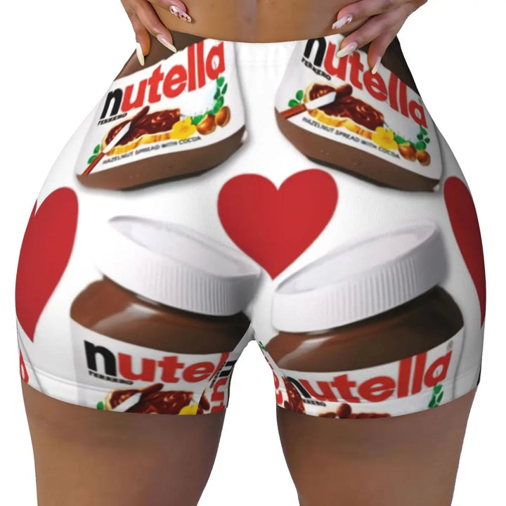 Custom Nutella Gym Booty Shorts