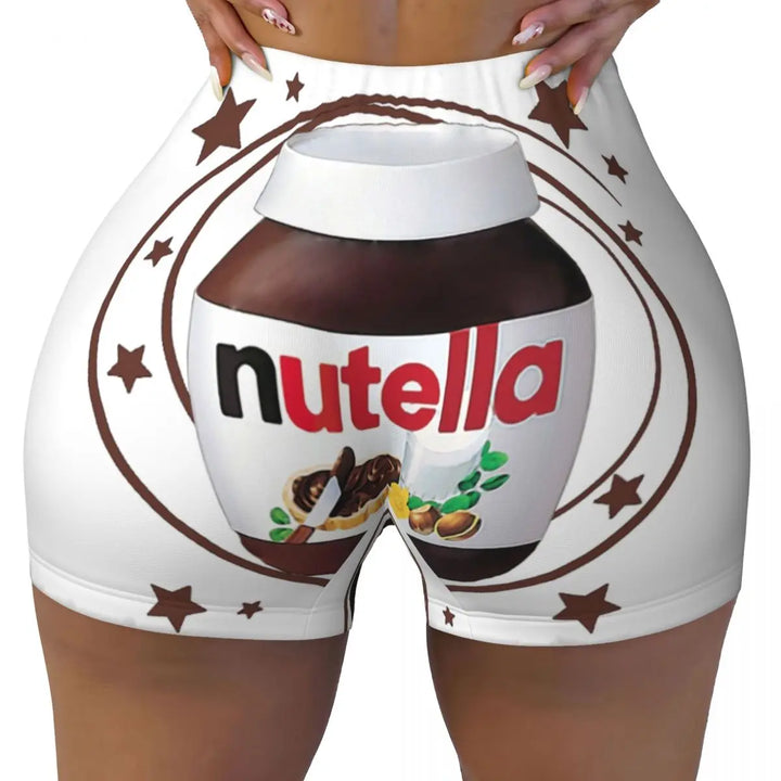 Custom Nutella Gym Booty Shorts
