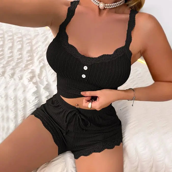 Frivolous Delights Lounge Sleepwear Summer Set