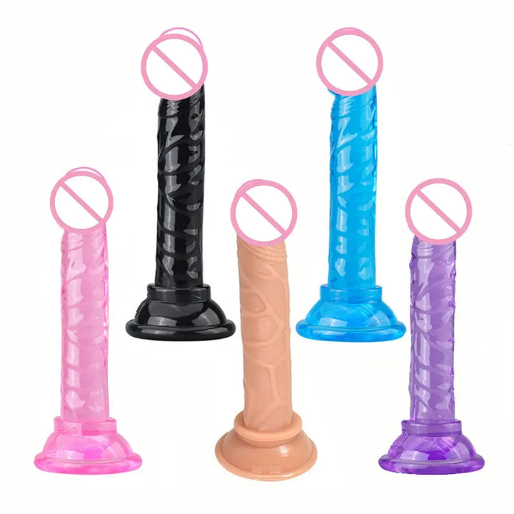 Leather Panties Bondage Strap on Chastity Set with Dildo