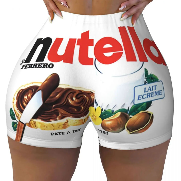 Custom Nutella Gym Booty Shorts
