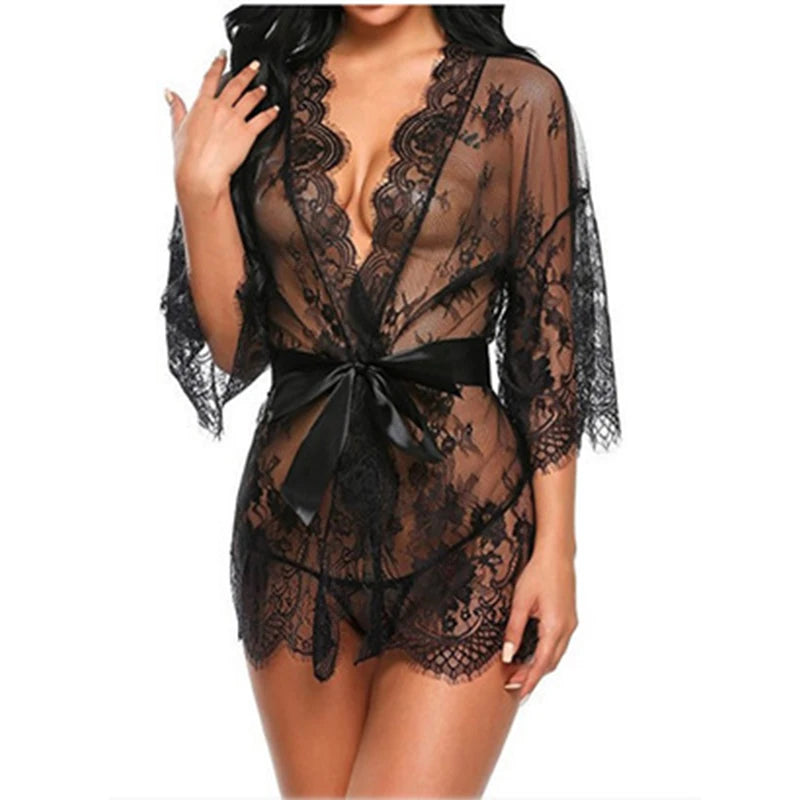 Frivolous Delights Backless See Through Underwear